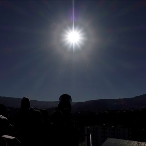 Visiškas Saulės užtemimas Pietų Amerikoje  © Scanpix nuotr.