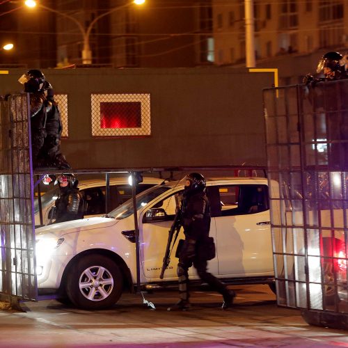 Protestai po rinkimų Baltarusijoje  © Scanpix nuotr.