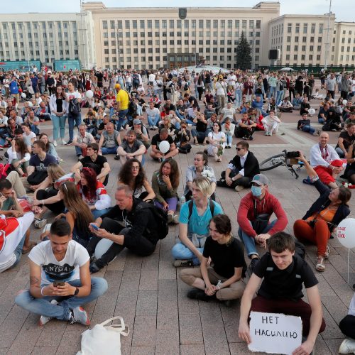 Baltarusijoje toliau nerimsta protestai  © Scanpix nuotr.