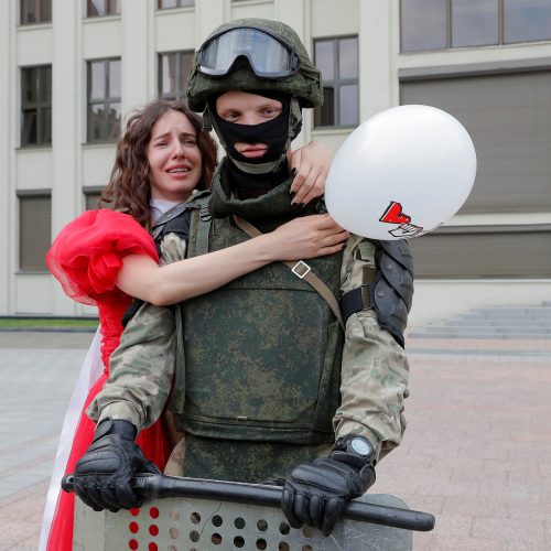 Baltarusijoje toliau nerimsta protestai  © Scanpix nuotr.