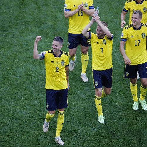 Europos futbolo čempionatas: Švedija–Slovakija 1:0  © Scanpix nuotr.