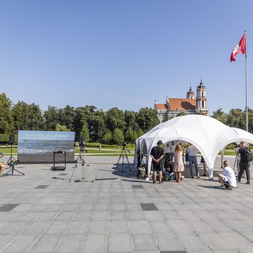 Vandentvarkos asociacijos „Vandens jėga“ įsteigimas  © I. Gelūno / BNS nuotr.