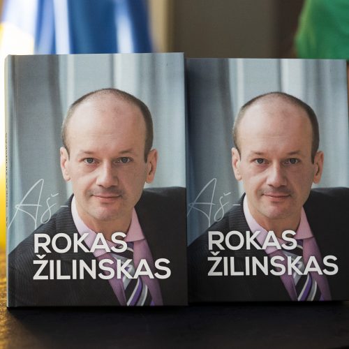 Knygos „Aš – Rokas Žilinskas“ pristatymas  © I. Gelūno / BNS nuotr.