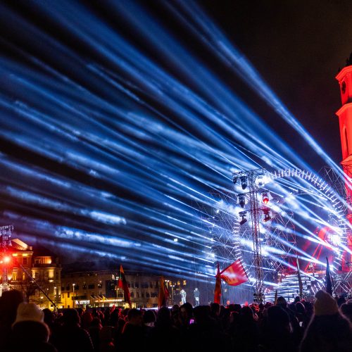 700-ojo Vilniaus gimtadienio renginys „Laiko portalas“  © L. Balandžio / BNS nuotr.