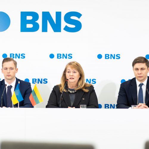 Spaudos konferencijos po II savivaldos rinkimų turo  © Ž. Gedvilos / BNS nuotr.