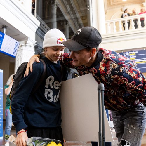 Pasaulio breiko čempione tapusios Bgirl Nicka sutikimas  © P. Peleckio / BNS nuotr.