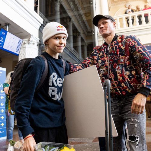 Pasaulio breiko čempione tapusios Bgirl Nicka sutikimas  © P. Peleckio / BNS nuotr.