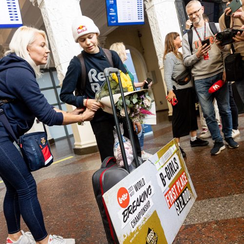 Pasaulio breiko čempione tapusios Bgirl Nicka sutikimas  © P. Peleckio / BNS nuotr.