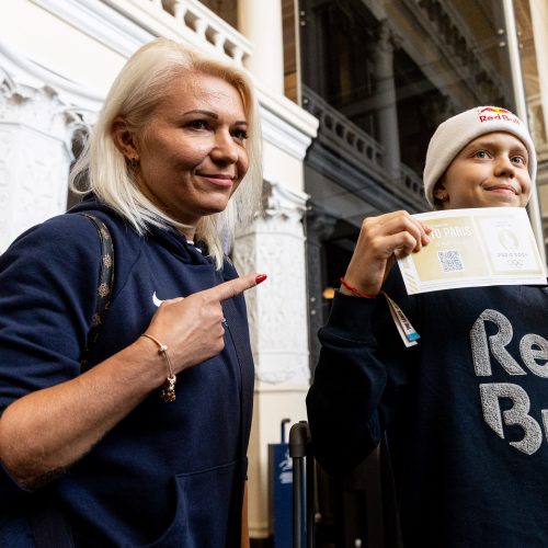 Pasaulio breiko čempione tapusios Bgirl Nicka sutikimas  © P. Peleckio / BNS nuotr.