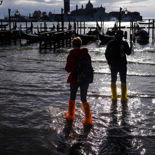 Veneciją užliejo potvynis  © Scanpix nuotr.