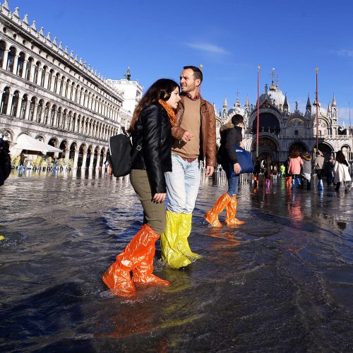 Veneciją užliejo potvynis  © Scanpix nuotr.