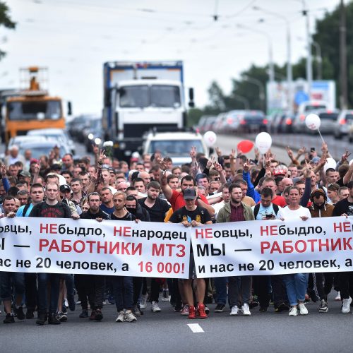 Baltarusijoje toliau nerimsta protestai  © Scanpix nuotr.