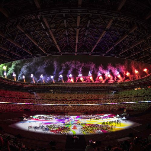 Tokijo paralimpinių žaidynių uždarymo ceremonija  © Scanpix nuotr.