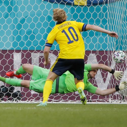 Europos futbolo čempionatas: Švedija–Slovakija 1:0  © Scanpix nuotr.