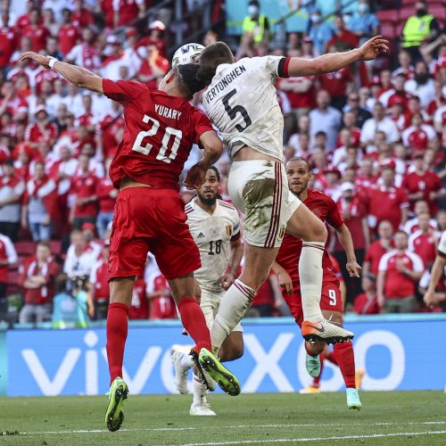 Europos futbolo čempionatas: Belgija–Danija 2:1  © Scanpix nuotr.