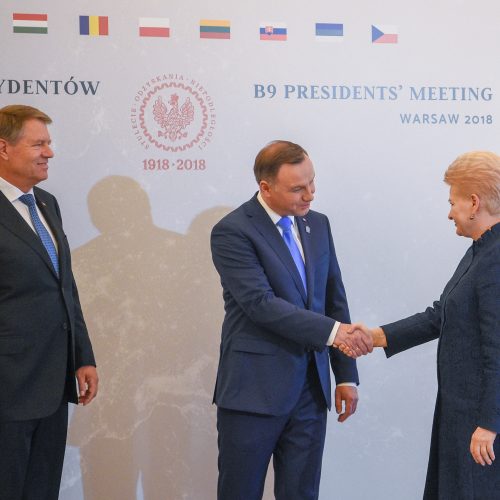 Baltijos ir Vidurio Europos šalių vadovų susitikimas Lenkijoje  © R. Dačkaus / Prezidentūros nuotr.