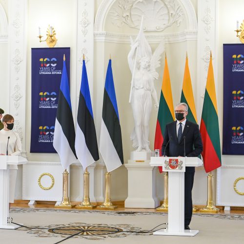 Lietuvos ir Estijos prezidentų susitikimas  © R. Dačkaus / Prezidentūros nuotr.