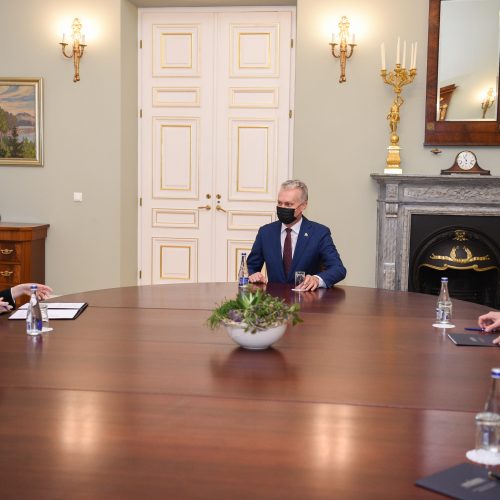 Prezidentas susitiko su M. Navickiene  © P. Peleckio / Fotobanko, R. Dačkaus / Prezidentūros nuotr.