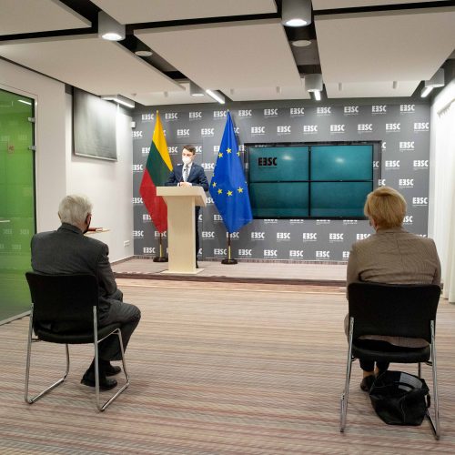 Prezidento Valdo Adamkaus vardo salės atidarymas Rytų Europos studijų centre  © L. Penek / LRVK nuotr.