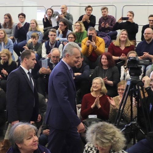 Prezidentas lankosi Vilniaus knygų mugėje  © D. Labučio / ELTOS, R. Dačkaus / Prezidentūros nuotr.