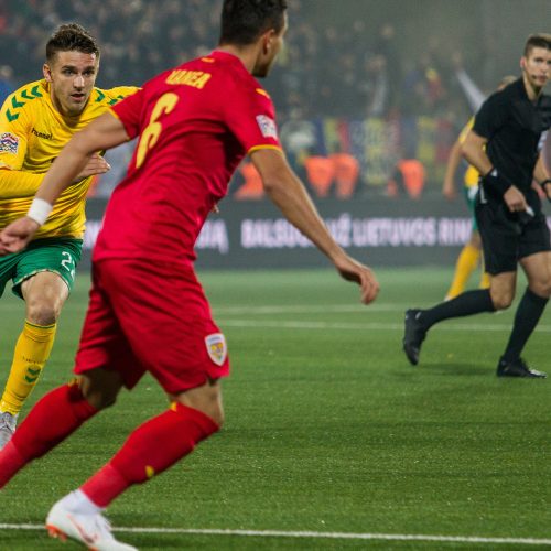 Futbolas: Lietuva-Rumunija 1:2  © Pauliaus Peleckio/Fotobankas nuotr.