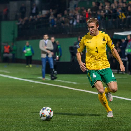 Futbolas: Lietuva-Rumunija 1:2  © Pauliaus Peleckio/Fotobankas nuotr.