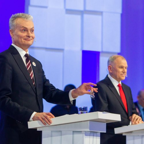 Kandidatų į prezidentus debatai  © I.Gelūno /Fotobanko nuotr.