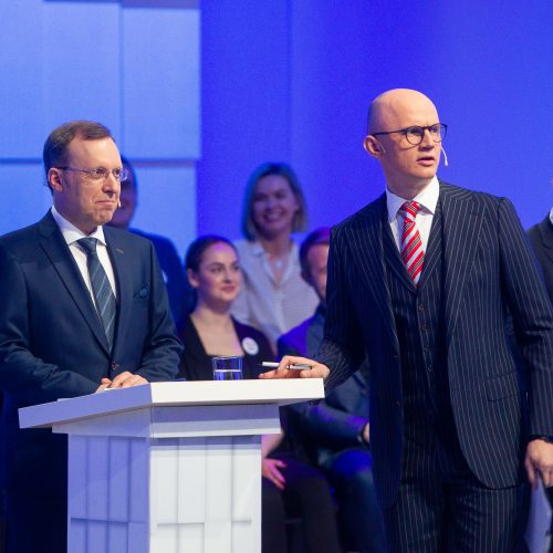 Kandidatų į prezidentus debatai  © I.Gelūno /Fotobanko nuotr.