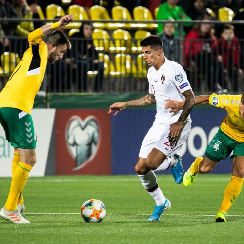 Futbolas: Lietuva – Portugalija 1:5  © B. Barausko ir I. Gelūno/Fotobanko nuotr.