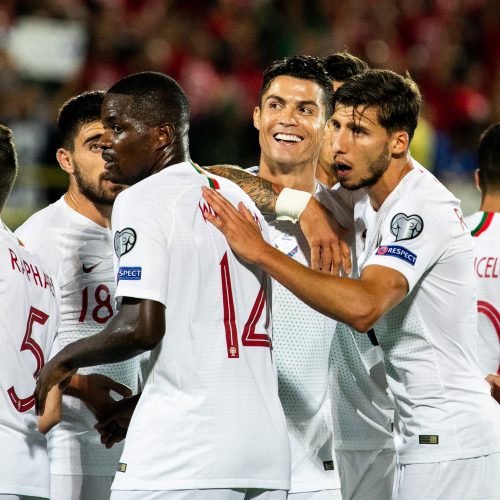 Futbolas: Lietuva – Portugalija 1:5  © B. Barausko ir I. Gelūno/Fotobanko nuotr.