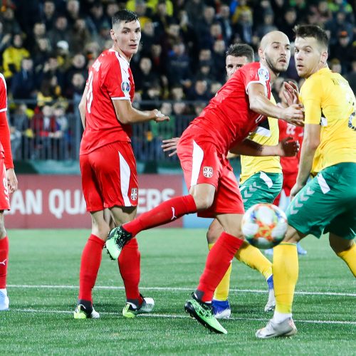 Europos futbolo čempionato atranka: Lietuva – Serbija  © I. Gelūno/Fotobanko nuotr.