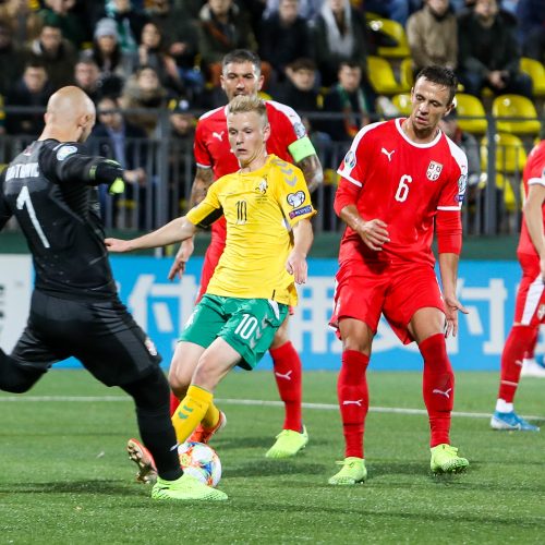 Europos futbolo čempionato atranka: Lietuva – Serbija  © I. Gelūno/Fotobanko nuotr.