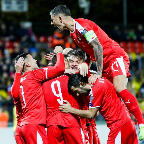 Europos futbolo čempionato atranka: Lietuva – Serbija  © I. Gelūno/Fotobanko nuotr.