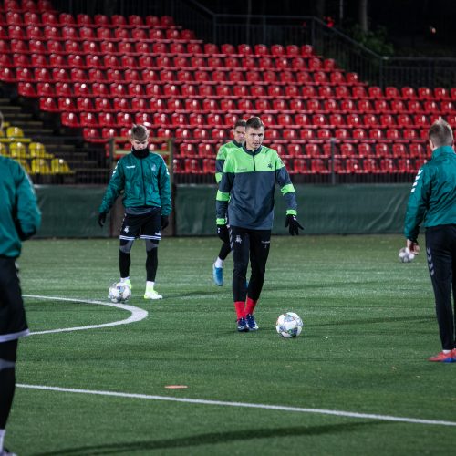 Lietuvos vyrų futbolo rinktinės treniruotė  © P.Peleckio/Fotobanko nuotr.