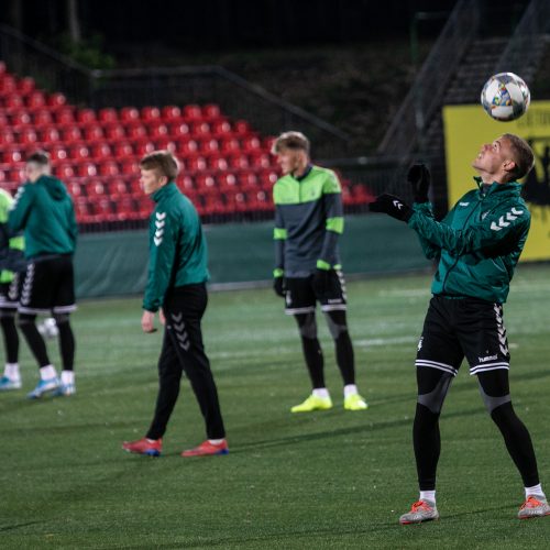 Lietuvos vyrų futbolo rinktinės treniruotė  © P.Peleckio/Fotobanko nuotr.