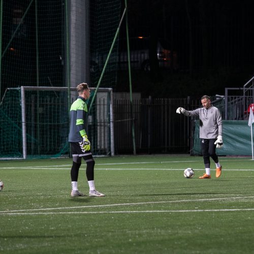 Lietuvos vyrų futbolo rinktinės treniruotė  © P.Peleckio/Fotobanko nuotr.