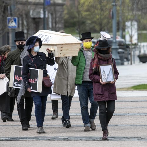 Kultūros paveldo laidotuvės  © P. Peleckio/Fotobanko nuotr. 