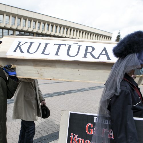 Kultūros paveldo laidotuvės  © P. Peleckio/Fotobanko nuotr. 