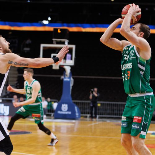 LKL ketvirtfinalis: Kauno „Žalgiris“ – Klaipėdos „Neptūnas“ 92:88  © E. Ovčarenko / BNS nuotr.