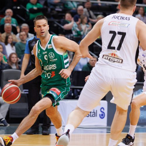 LKL ketvirtfinalis: Kauno „Žalgiris“ – Klaipėdos „Neptūnas“ 89:60  © E. Ovčarenko / BNS nuotr.