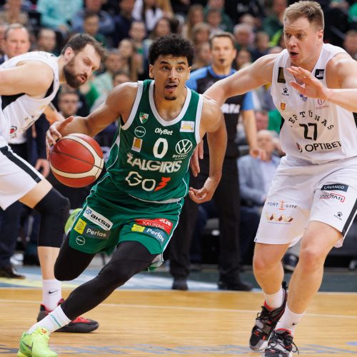 LKL ketvirtfinalis: Kauno „Žalgiris“ – Klaipėdos „Neptūnas“ 89:60  © E. Ovčarenko / BNS nuotr.