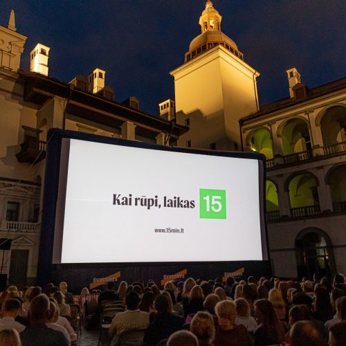 Festivalio „Kinas po žvaigždėmis“ atidarymas  © G. Skaraitienės/BNS nuotr.