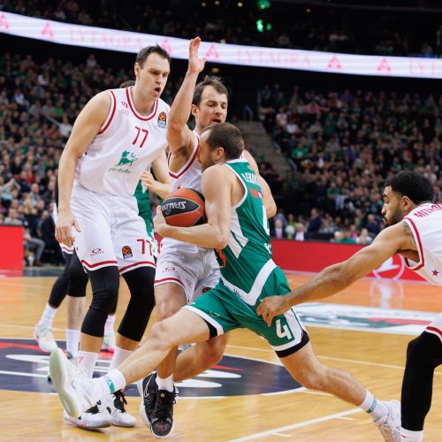 Eurolyga: Kauno „Žalgiris“ – Milano „EA7 Emporio Armani“ 71:62  © E. Ovčarenko / BNS nuotr.