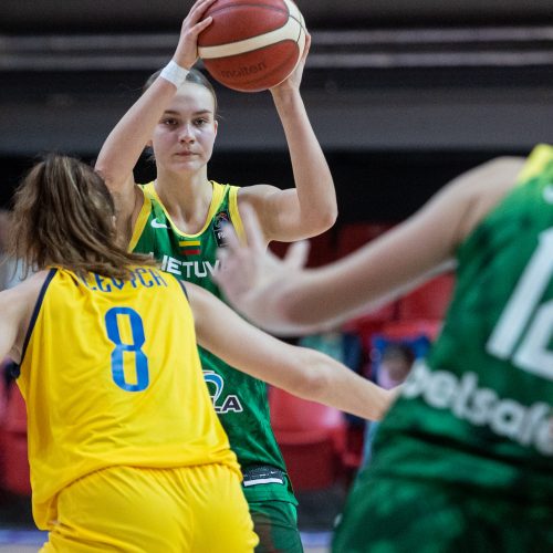 Europos moterų krepšinio čempionato atranka: Lietuva – Ukraina 81:62  © P. Peleckio/BNS nuotr.