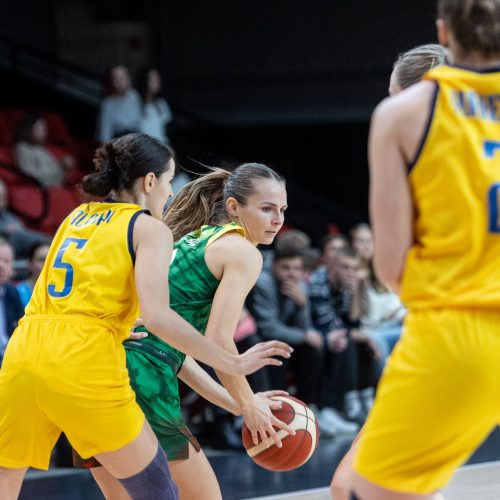 Europos moterų krepšinio čempionato atranka: Lietuva – Ukraina 81:62  © P. Peleckio/BNS nuotr.