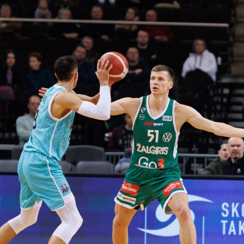 LKL: Kauno „Žalgiris“ –  Alytaus „Wolves“ 90:85  © E. Ovčarenko / BNS nuotr.