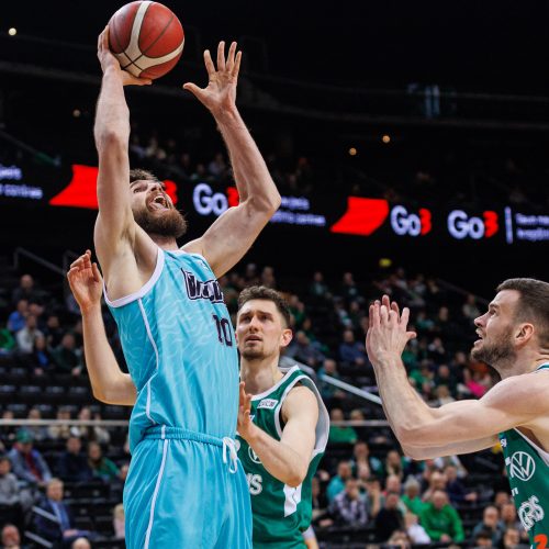 LKL: Kauno „Žalgiris“ –  Alytaus „Wolves“ 90:85  © E. Ovčarenko / BNS nuotr.