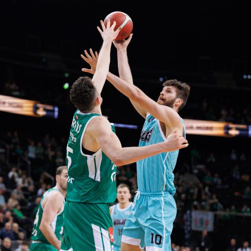 LKL: Kauno „Žalgiris“ –  Alytaus „Wolves“ 90:85  © E. Ovčarenko / BNS nuotr.