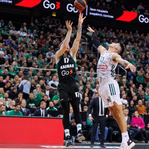 Eurolyga: Kauno „Žalgiris“ – Atėnų „Panathinaikos“ 67:81  © E. Ovčarenko / BNS nuotr.