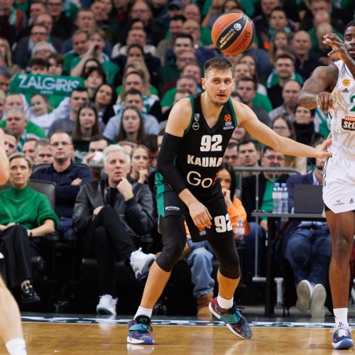 Eurolyga: Kauno „Žalgiris“ – Atėnų „Panathinaikos“ 67:81  © E. Ovčarenko / BNS nuotr.